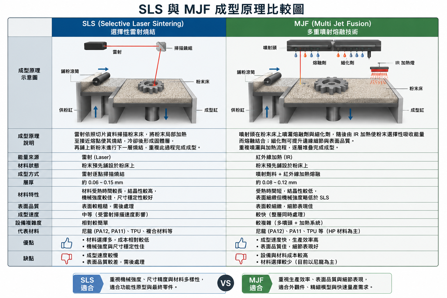 SLS與MJF差異是什麼？